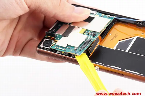 Remove the motherboard